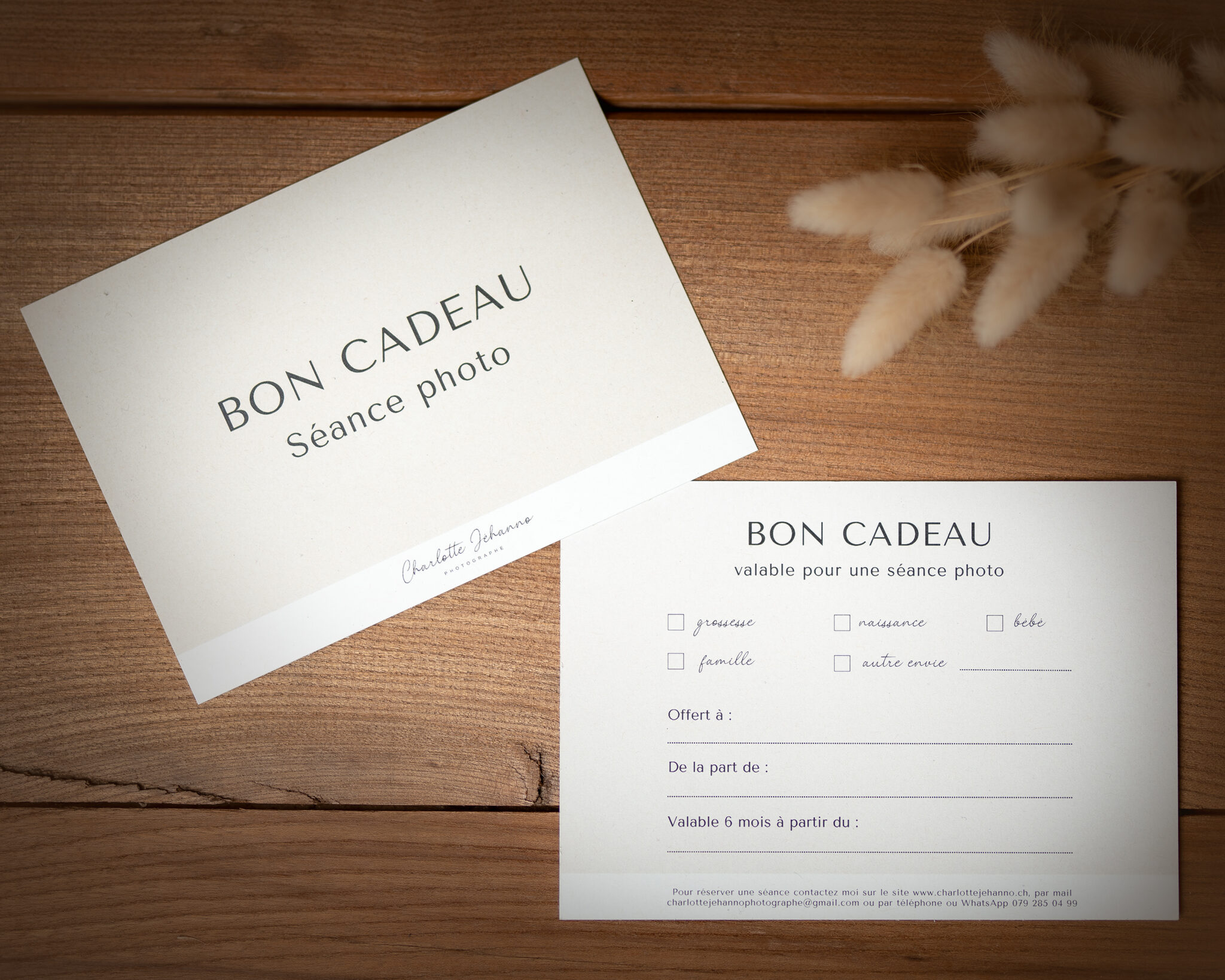 bon cadeau charlotte jéhanno photographe